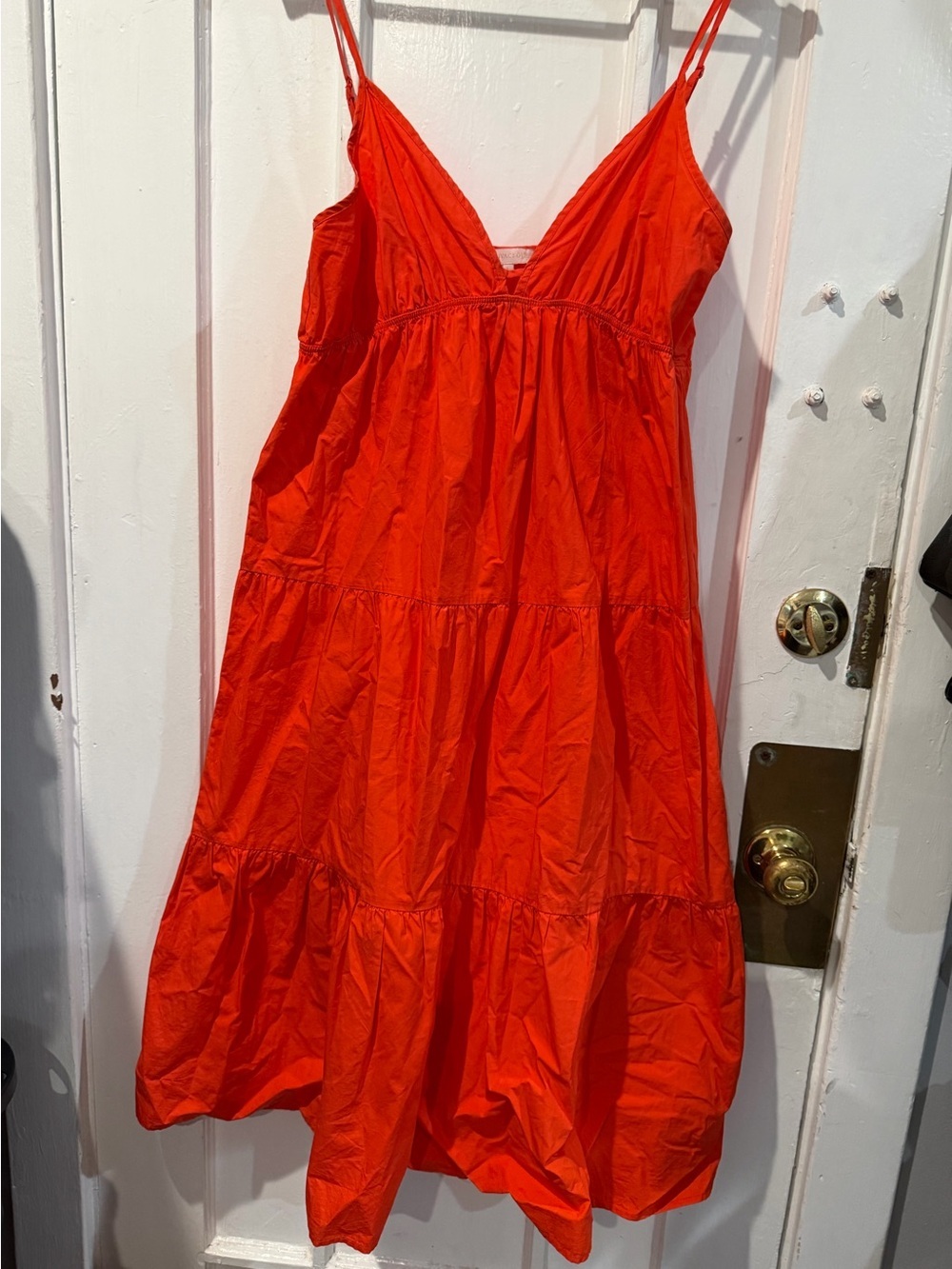 Olivaceous Bold Orange Summer Dress